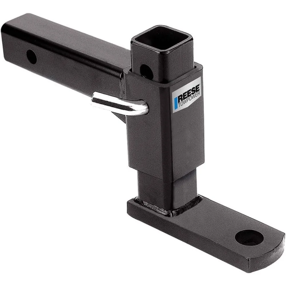 حامل كروي قابل للتعديل شديد التحمل، جهاز استقبال مربع 2 بوصة مناسب، قطرة 5.25 بوصة/ارتفاع 4 بوصة، سعة 5000 رطل #1