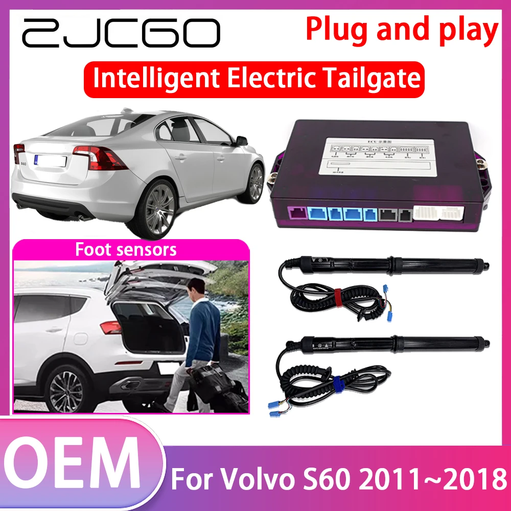 

ZJCGO Electric Tailgate Lift Drive Trunk Opening Tail Gate Lift Soft Close Car Door For Volvo S60 2011~2018