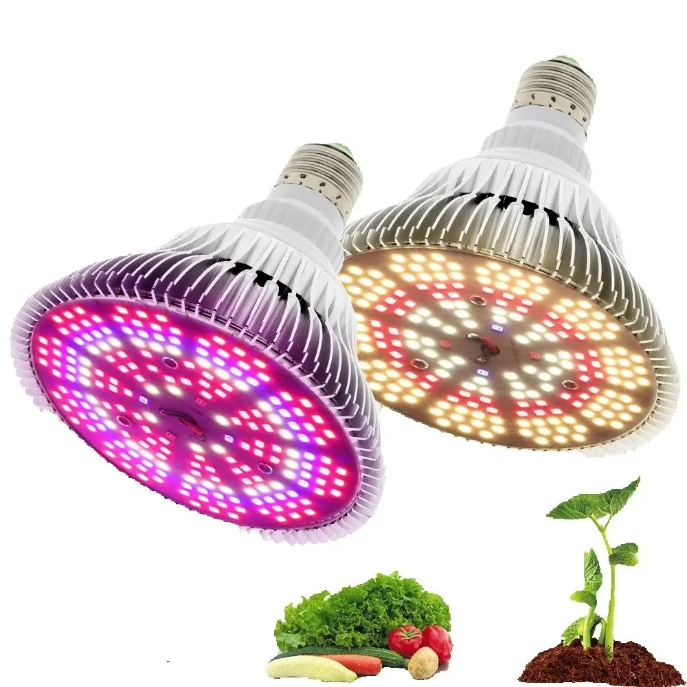 

Полный спектр светодиодной лампы для роста растений E27, бытовой сочный цветной цветок, зеленое растение, имитация солнца, заполняющий свет в помещении