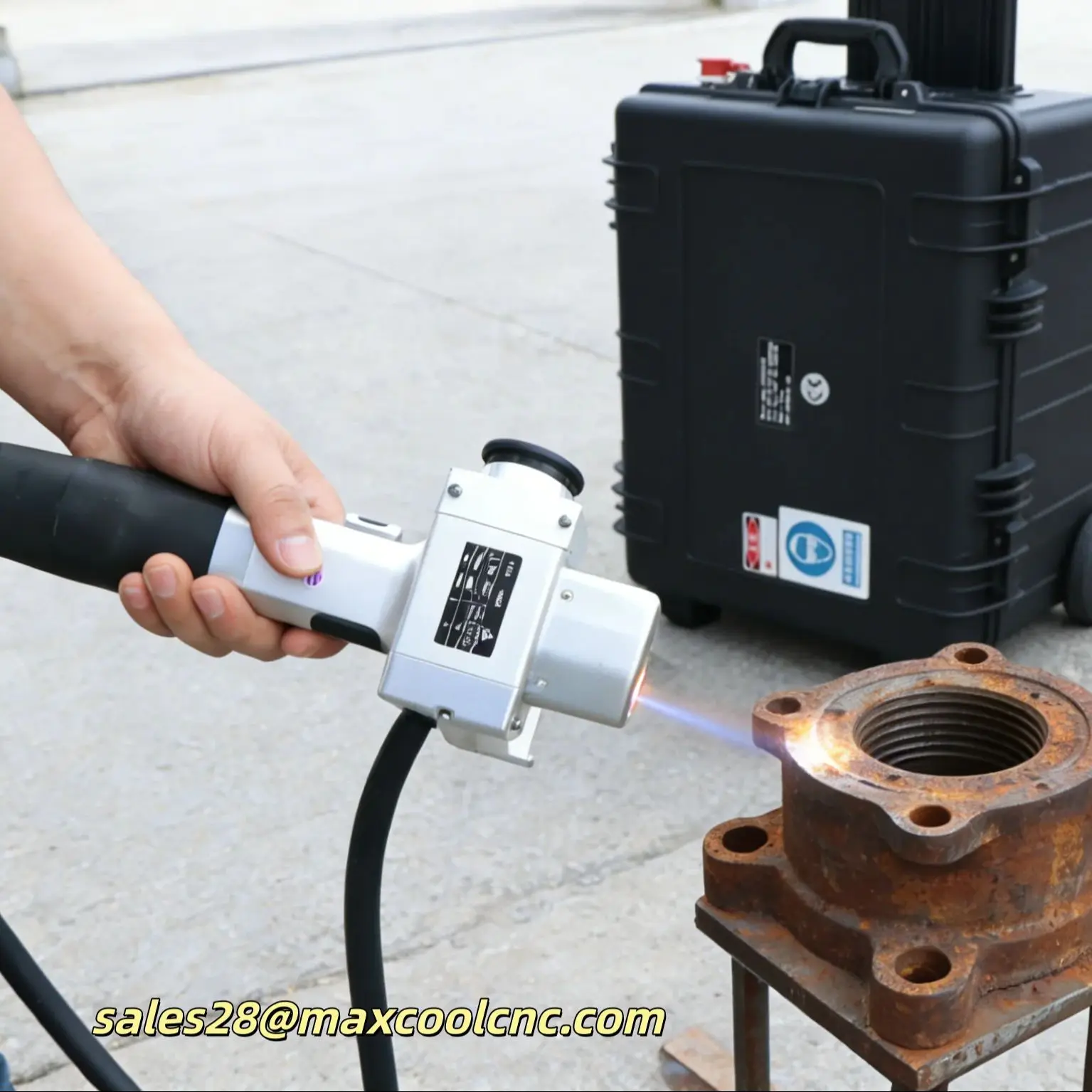 

100w 200w 300w 500w Suitcase Laser Cleaning Machine Rust Removal Cleaning Oil Paint for Metal Rust Removing Laser Cleaner