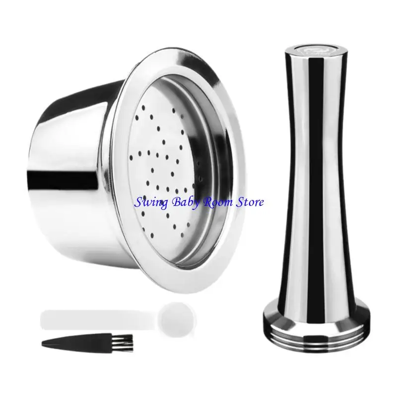 K1AD Coffee Case Coffee Thare Coffee Filter قرون قهوة قابلة لإعادة الاستخدام للقهوة