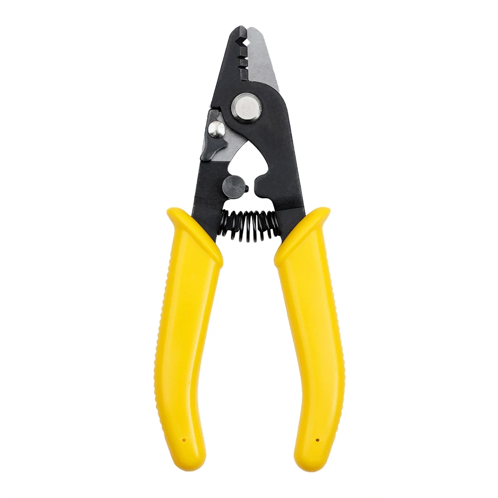 Portable Fiber Optic Stripper Optical Wire Cut Tools Serrated Kevlar Scissors Used for Network Factory Supplied Card Type