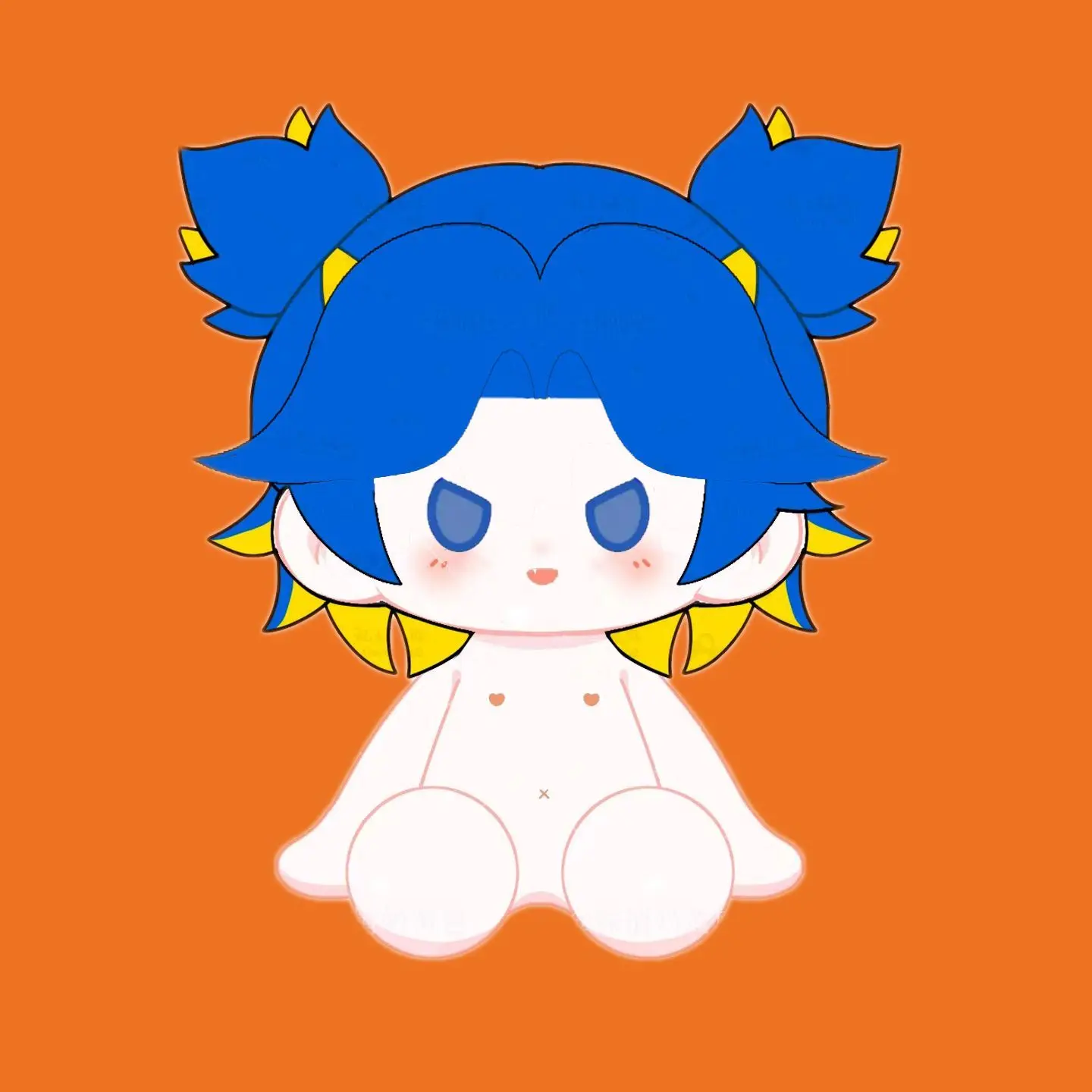 

40cm ‌VALORANT Clove Neon Cotton Doll Anime Plush Cosplay Body Idol Dolls Soft Toy Plushie Toys Fan Collection Gift