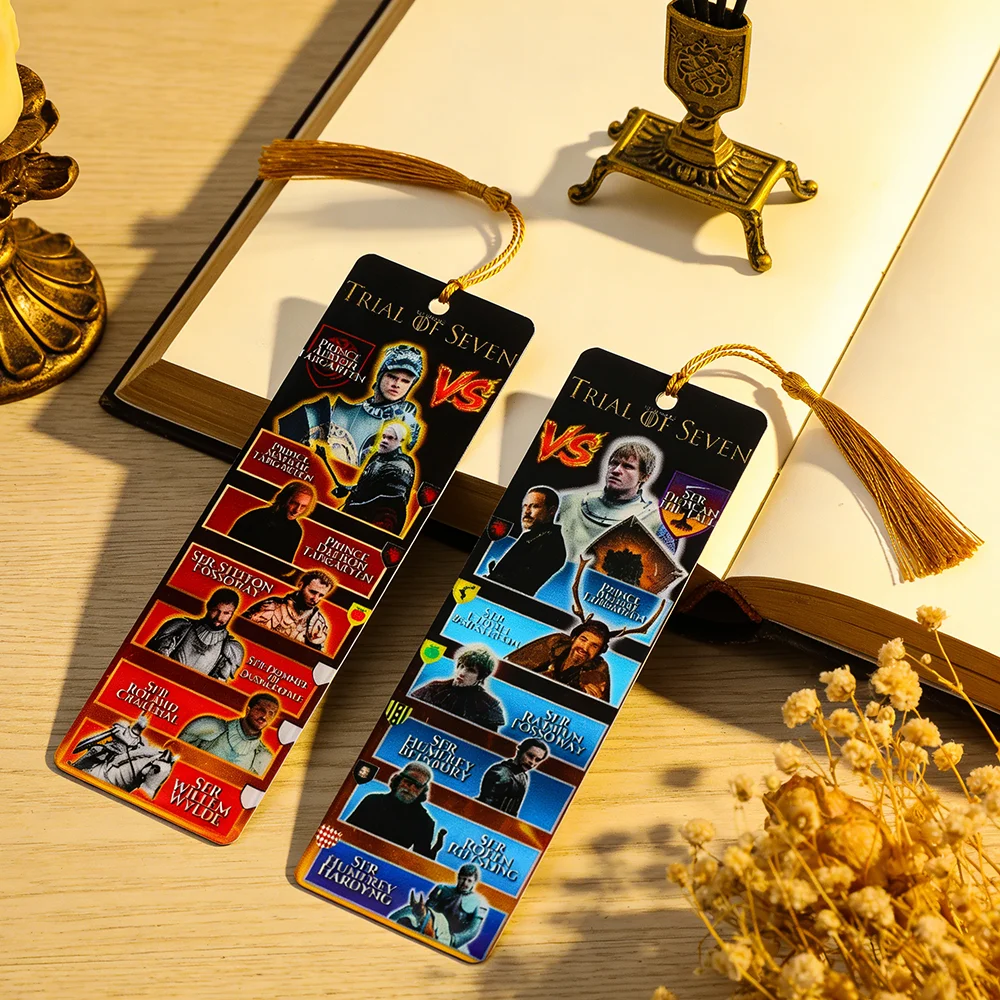 Anime Kingdom Merchandise - علامة كتاب أكريليك بتصميم فارس سباقات