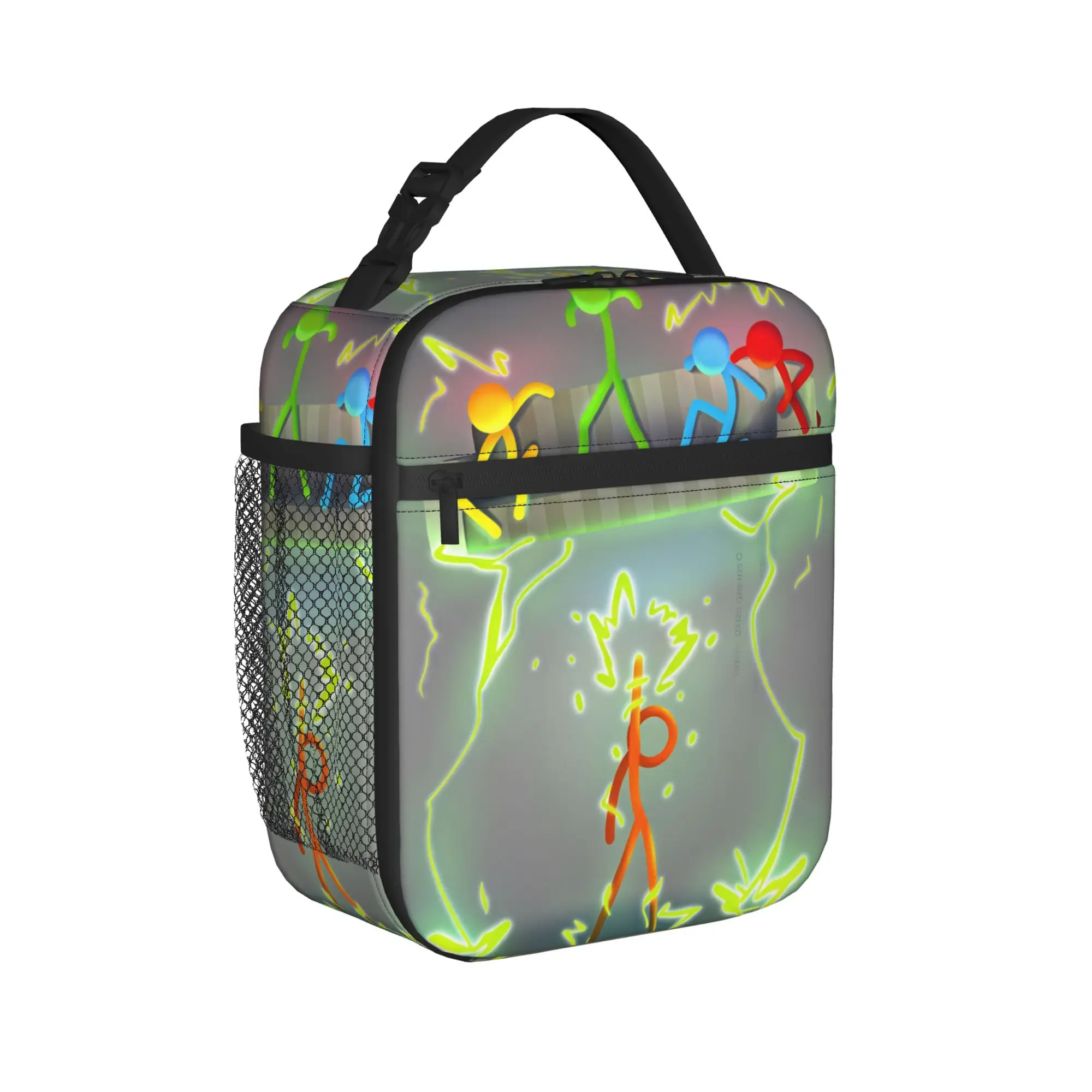Alan Beckers Lunch Bag  School Lunch Box For Unisex Aesthetic Custom Tote Food Bags Waterproof Portable Zipper Cooler Bag