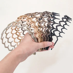 Nicht -Slip -Foul -Bandanas mit Plastikzähne für Frauen und Mädchen, Haarfelgen, dünnes Bandana, Kinderhaar, Haarzubehör, 2 PCs, 6pcs 10 Hauptverkäufe von Marta - №10