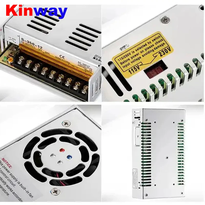 Kinway AC 110v 220v to 12v 5v 24v 36v DC Switching Power Supply work with stepper motor