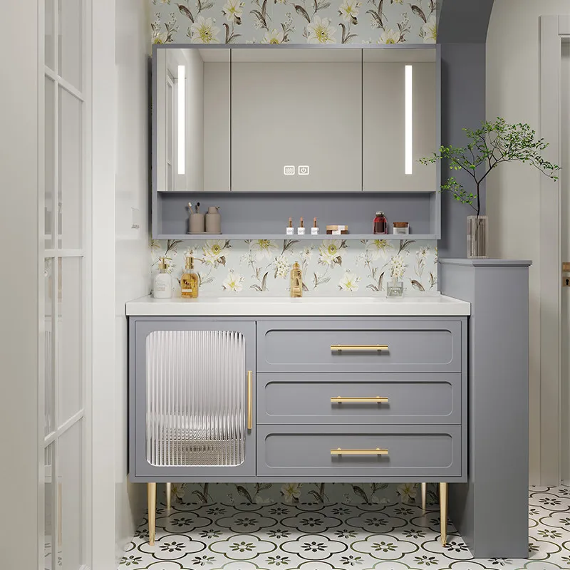 Mirror Storage Bathroom Cabinet Perfume Vanity Modern Skincare Bathroom Cabinet Display Dressers Vestidores Trendy Furniture