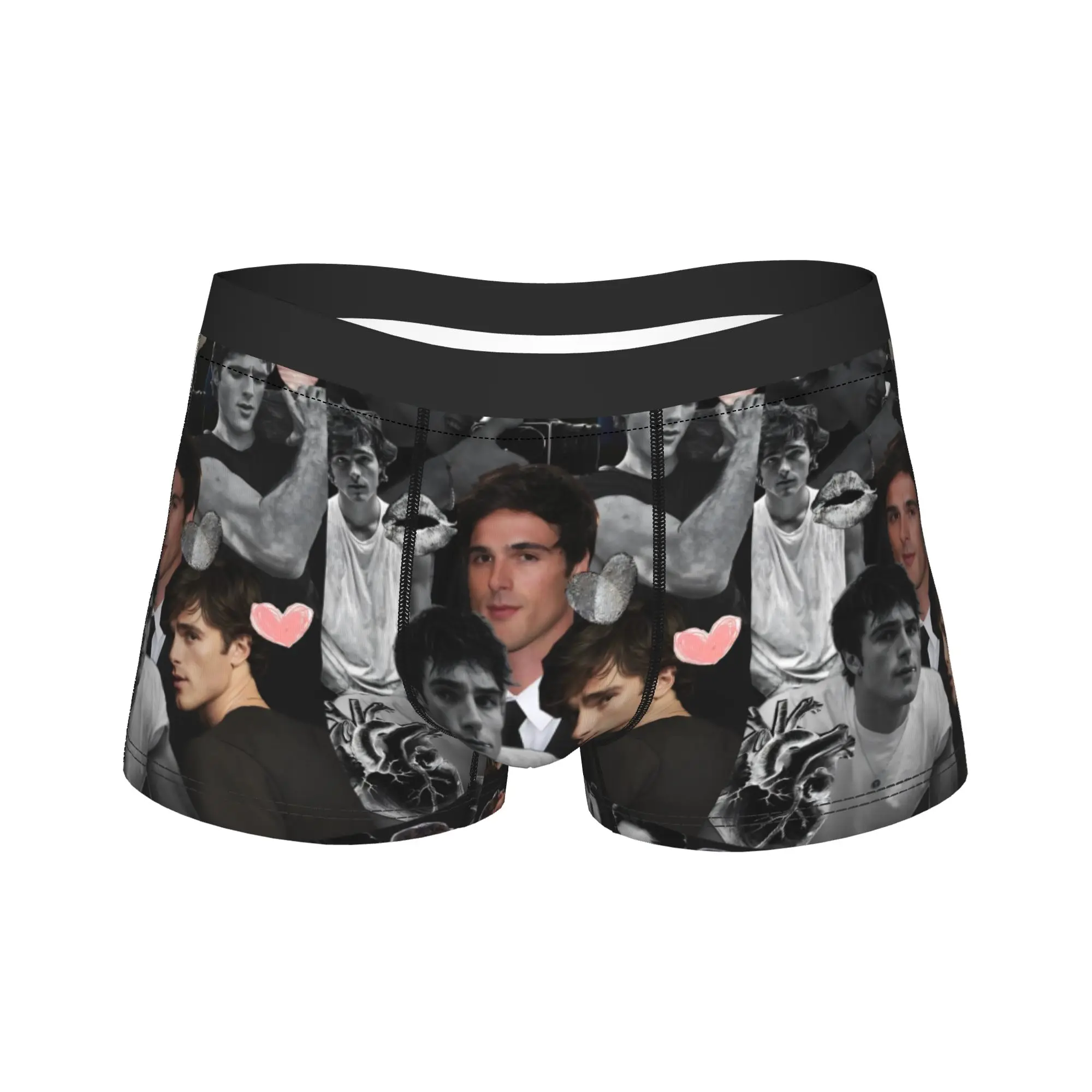 

Боксерские шорты с изображением актера Джейкоба Элорди, забавное нижнее белье, шорты-боксеры, прикольные подарки для мужчин