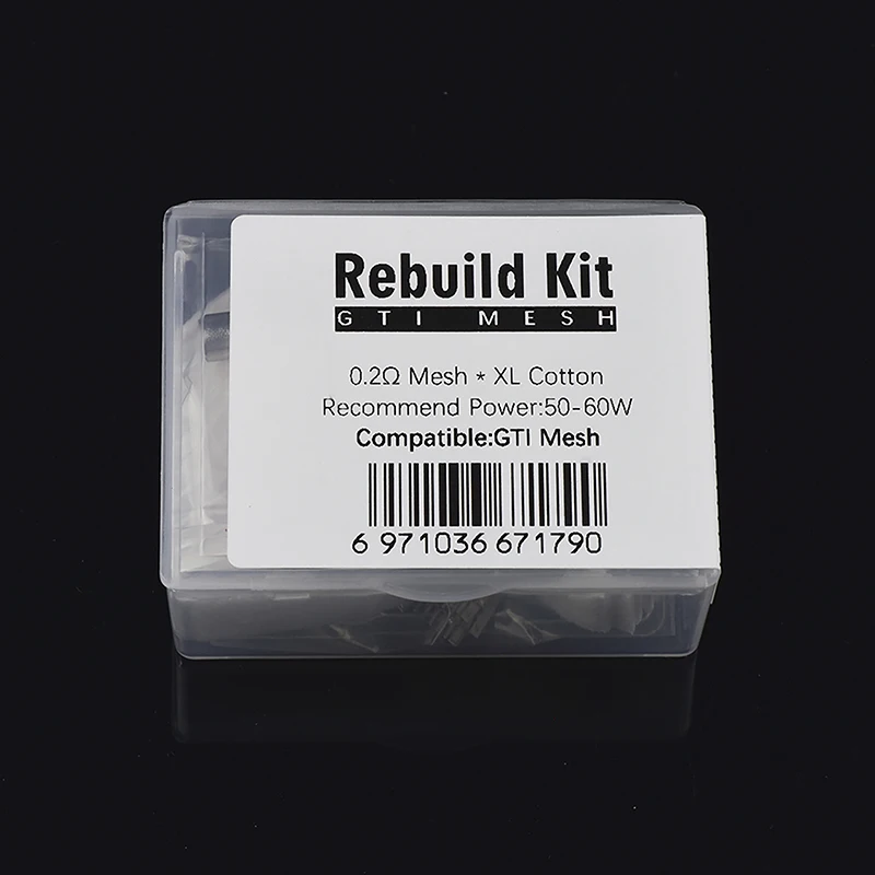 DIY Rebuild Kit GTI 0.2ohm Mesh Coil Resistance Wire Replacement Accessories Tool
