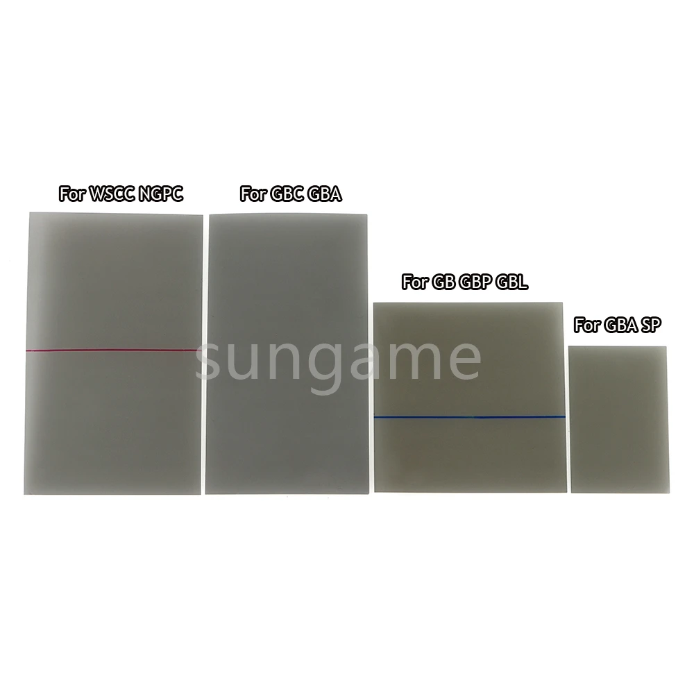 1pc Polarized Polarizer Filter Film Sheet For Gamboy GB for GBC GBA WSCC GBASP Backlit Screen Modify Part