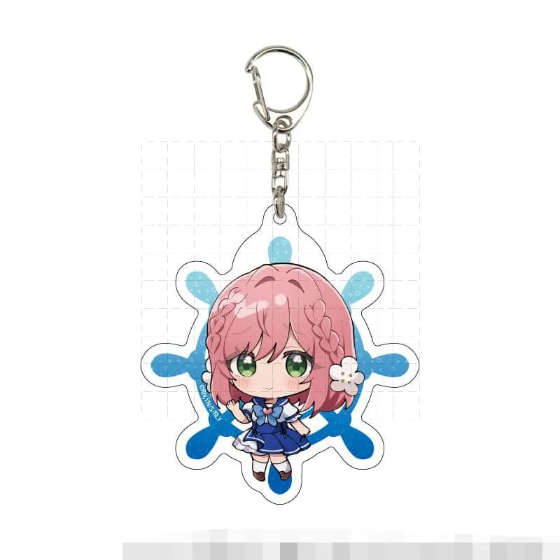 Jeu Hanazono Hakari Inda Karane Yakuzen Kusuri Eiai Nano Yoshimoto Shizuka porte-clés poupée Anime acrylique porte-clés pendentif cadeau