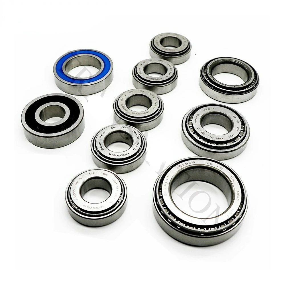 10PCS/SET 0AM DQ200 DSG 7 Speed Auto Transmission Bearing Kit Fit For Volkswagen Audi Skoda