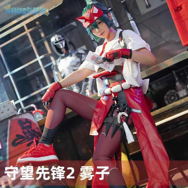 

Game Kiriko OVERWATCH2 OW cosplay costume Top pants belt gloves props leg covers accessories Halloween men women uniform XS-XXXL