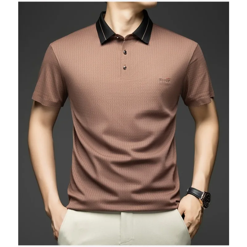 Men's Polo Shirts Tshirt Casual Print Short Sleeve Summer Style Versatile Everyday Wear Basic Top