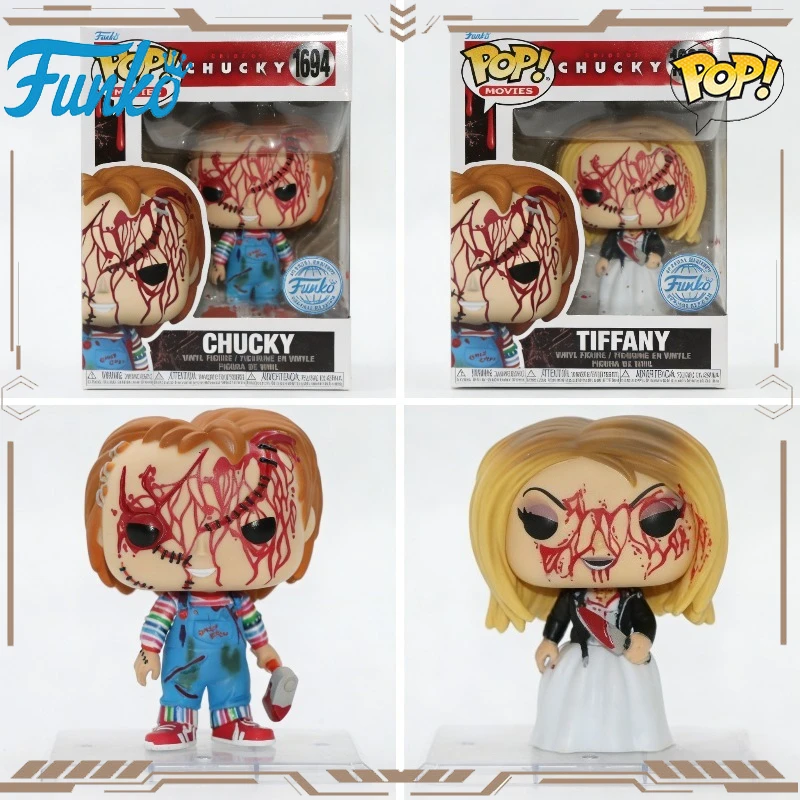 Figura de acción Funko POP Original de la novia de Chucky, Tiffany, juguetes para niños y niñas, regalo, modelo coleccionable, adornos