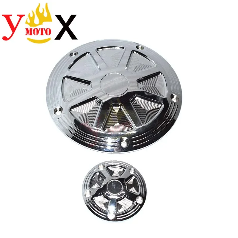 غطاء توقيت الدراجة النارية باستخدام الحاسب الآلي واقي المحرك لدراجة Harley Touring Road King Street Glide Dyna Softail Fatboy Electra Glide Classic