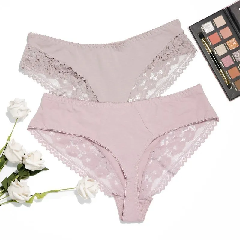 Beauwear L-5XL Plus Size Underwear Sexy G String Panties For Women cotton Thong Briefs Lingerie Female Underpants