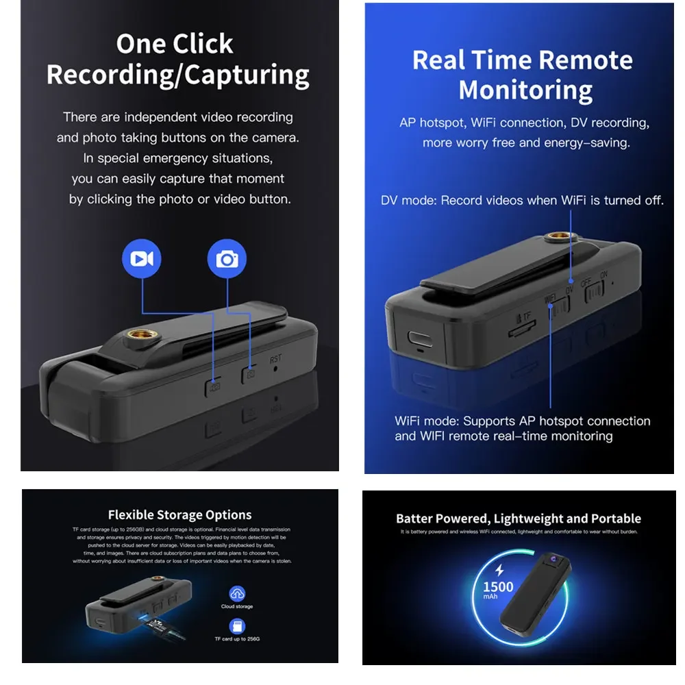 4K Uhd Body-Worn Ca…