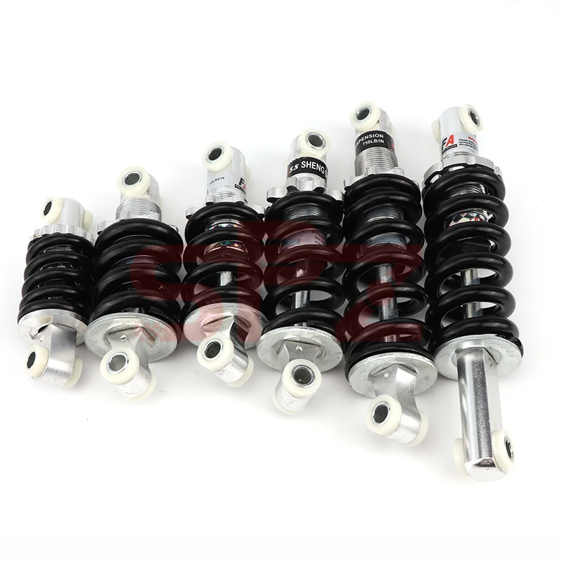 90/100/115/125/150/170/180/190/200/215mm 400/650/750/1200/1500/2000lb Bike Spring Shocks Absorber Suspension Damper Bike Bicycle