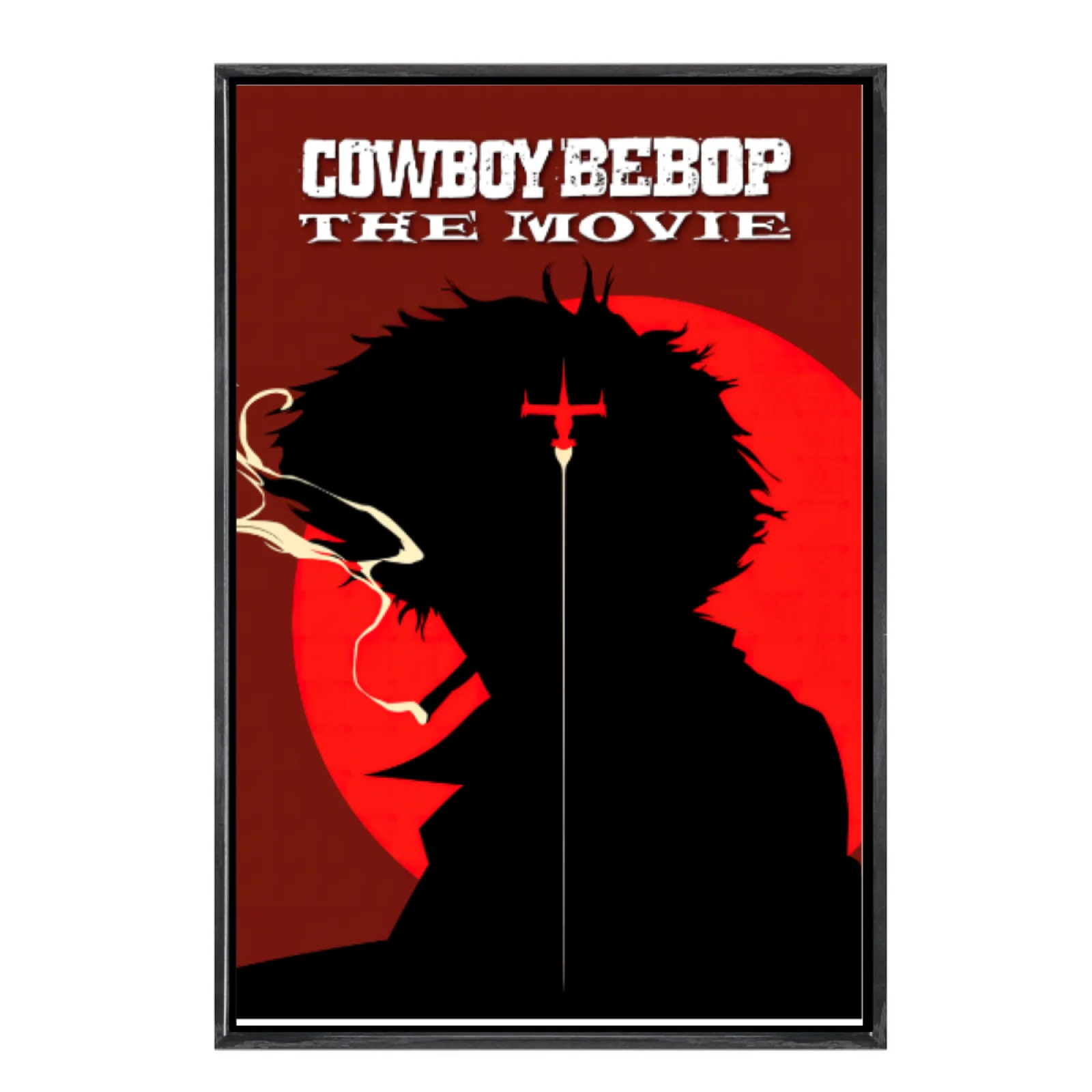 

Japanese Manga Multi-Size Canvas Poster Double Framed Wall Art,Cowboy Bebop Home Decor for Living Room Bedroom