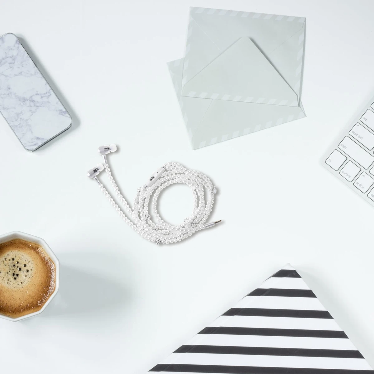 

Wireless Necklace Headphones In Ear Earphone Mic Noise Cancelling Earbuds Lightweight Stereo Travel Sports Wired Audio Practical