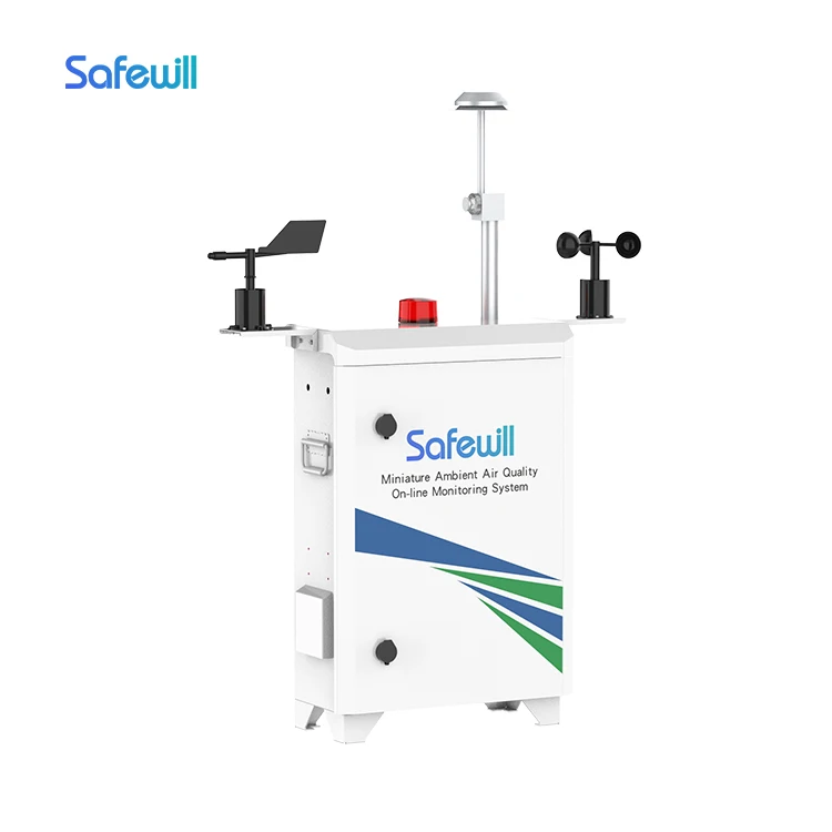 Safewill ES80A-A10 High Precision Dust Noise Monitor System Carbon Dioxide Analyzer Environmental Temperature Monitoring System