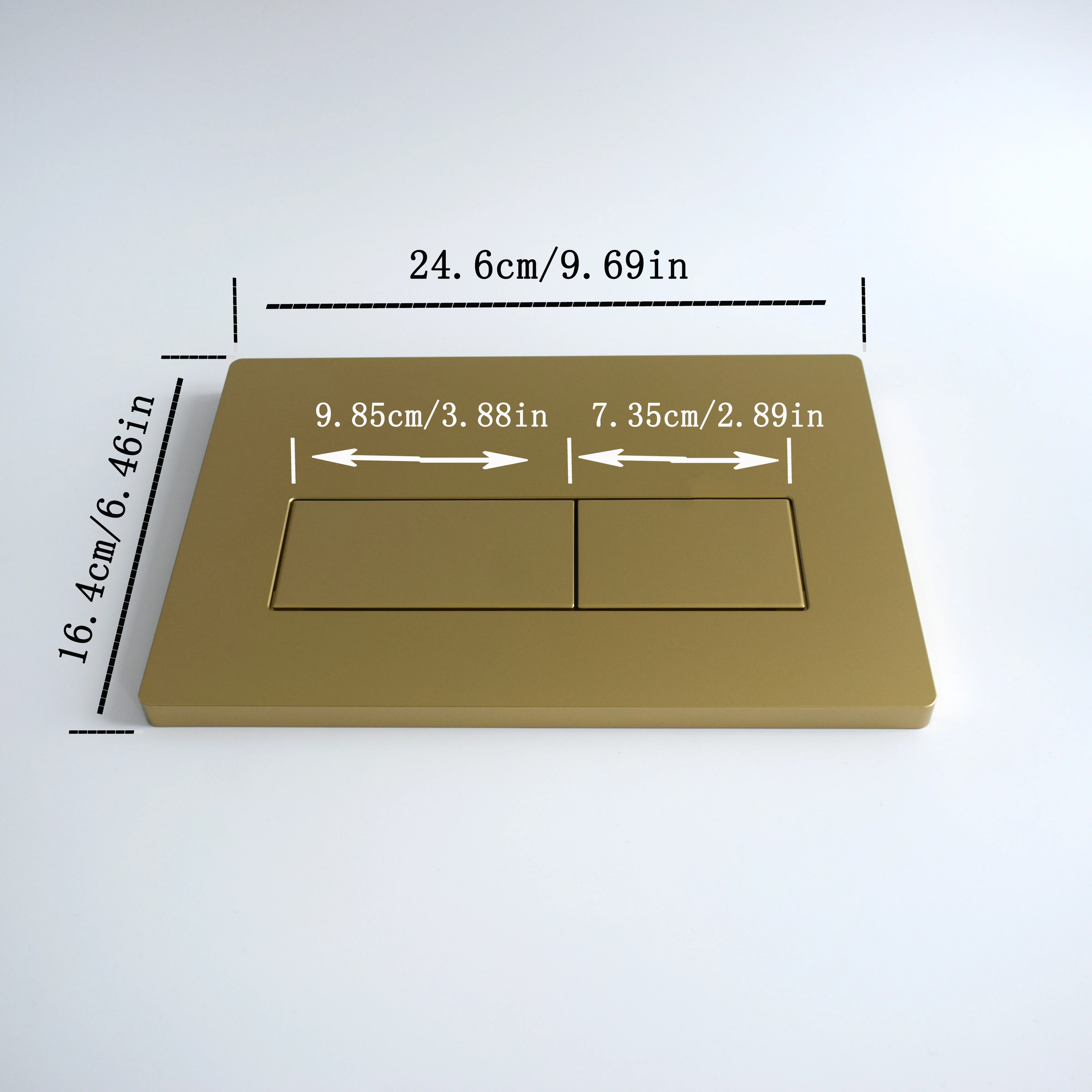 Dual-Flush Actuator Plate for Concealed Cisterns UP300 / UP320 / UP720 Compatible with Geberit Sigma01/20/30 easy to clean