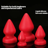 Various Sizes Huge Anal Plug Comfortable Liquid Silicone Butt Plug Strong Suction Cup Anal Dilator Adult Sex Toys for Women Anus - Image 2