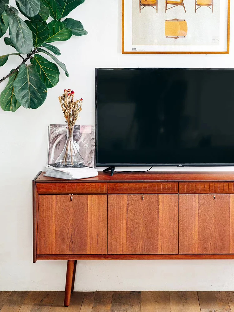 

Customizable MCM Burmese Teak K-edge Cabinet