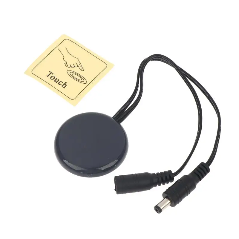 Dc Power Touch Sensor Switch Module Self Adhesive Touch Control Cable With DC Jack Connector For Cabinet LED Light DIY Project