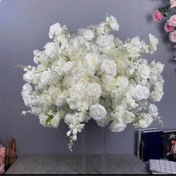 Wedding Flower Props Artificial Flower Ball  For Wedding Decoration Road Leading Flower Ball Floral Arrangement Cherry Rose