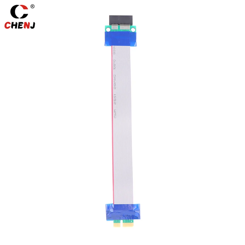 1pcs High Quality PCI Expres X1 PCI E Riser Card Extender Extension Ribbon Flexible Relocate Ribbon PCIE Extension Cable Adapter