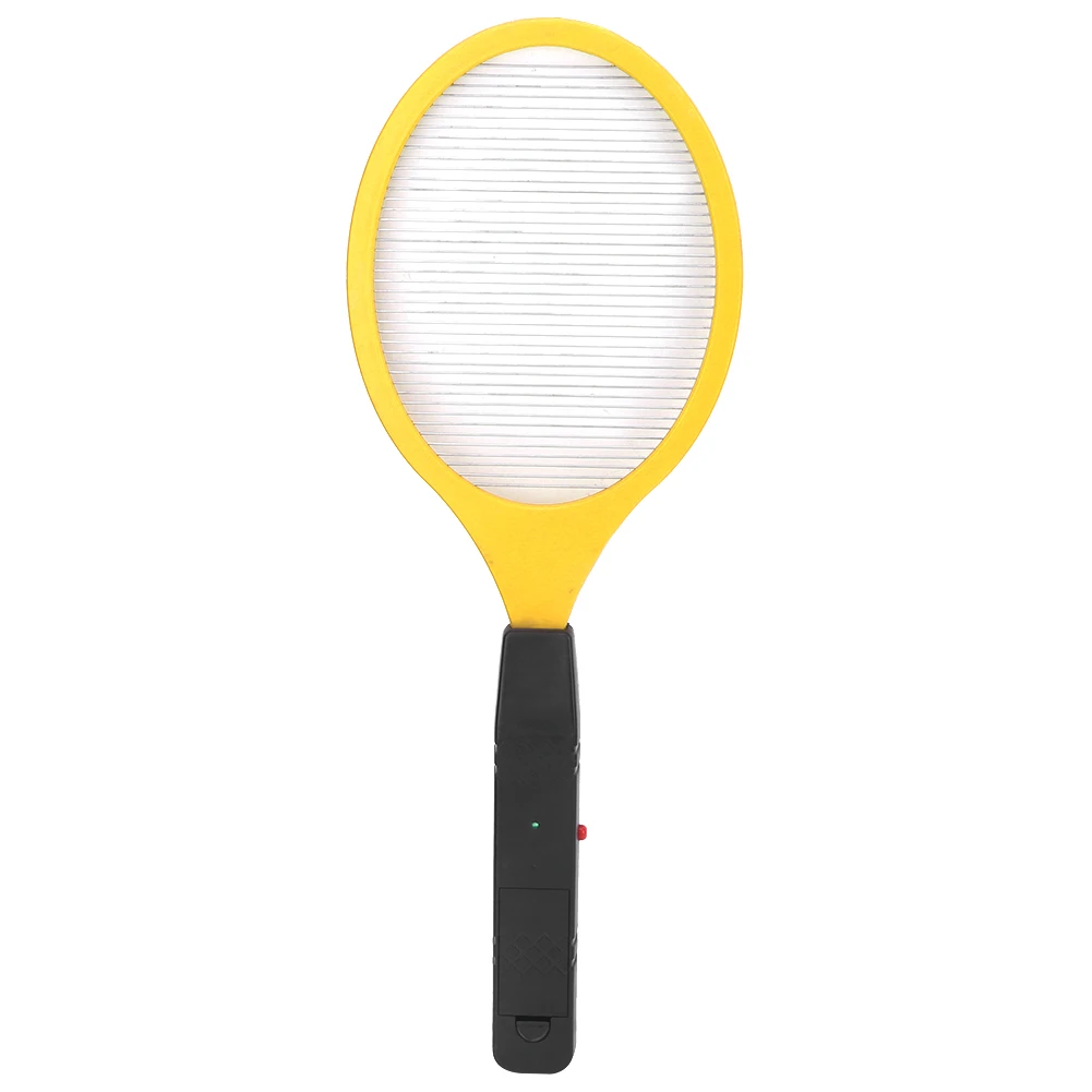 Portable Mosquito Repellent Swatter With Stainless Steel Mesh Design Easy-To-Grip Handle Inter-Pole Safety Voltage 1500-2000V