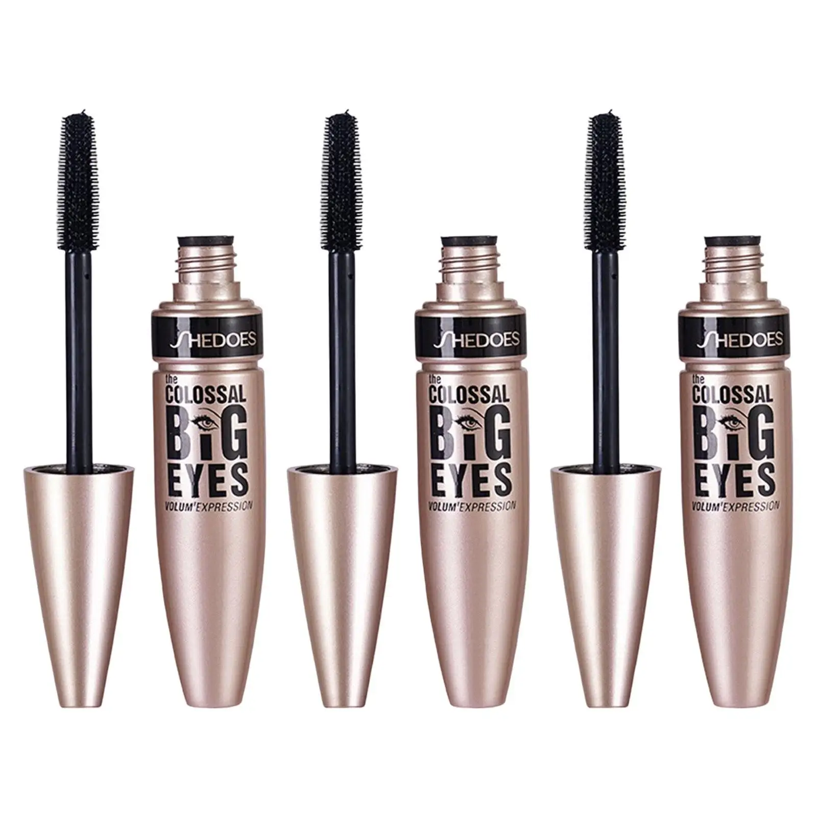 Volumizing Mascara Quick Drying Lengthening Fine Silicone Soft Brush Head Cosmetic No Smudging High Color Rendering Lash Mascara