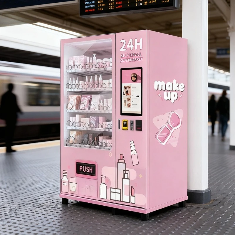 Smart beauty vending machine, multilingual system support c