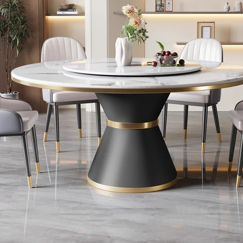 

Современный итальянский обеденный стол для гостиной, простота, круглый домашний обеденный стол, мраморная кухня, мебель для салона Mesa De Cozinha