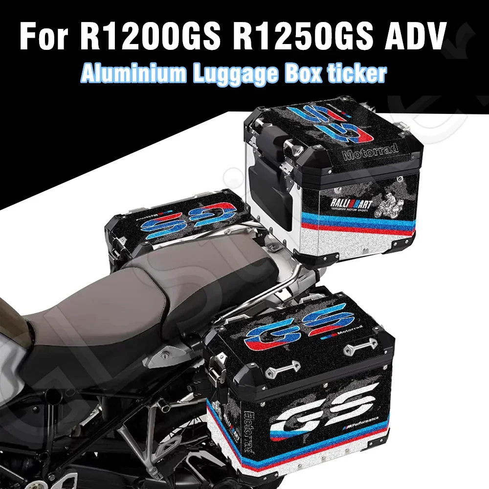 Stickers for BMW R1200GS R1250GS ADV Adventure R1200GS Trunk Motorcycle Aluminium Luggage Side Panniers Box Set Decal