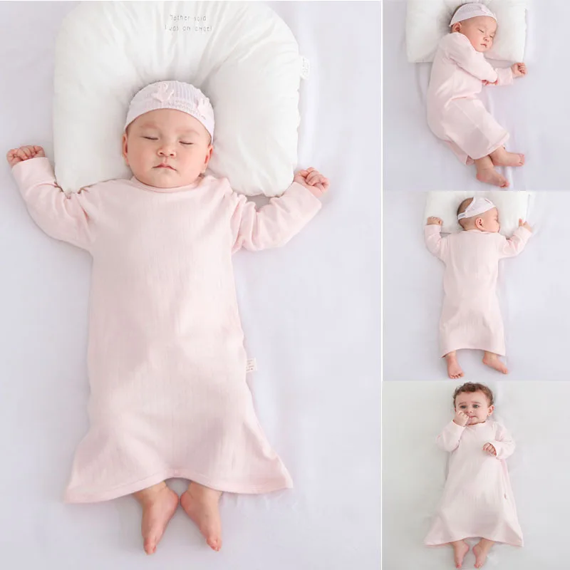 Baby Sleeping Bag Spring and Autumn Pure Cotton Baby Pajamas Summer Air-conditioned Room Children's Jumpsuit 2026