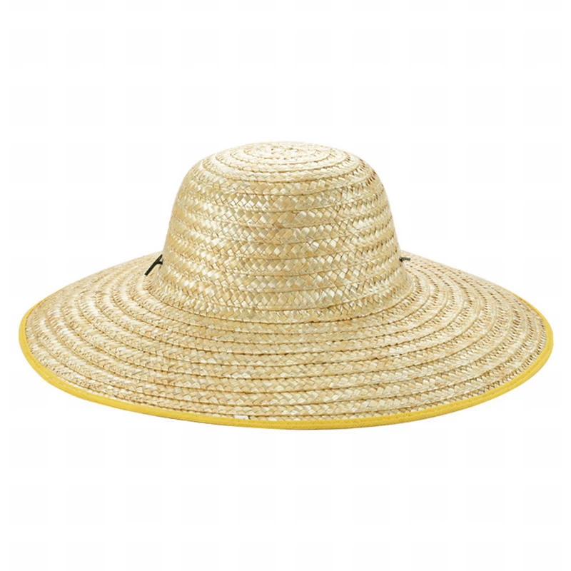 

GEMVIE Wide Brim Straw Hat for Women Men Beach Hats with Windproof String Sunshade Fishing Hat