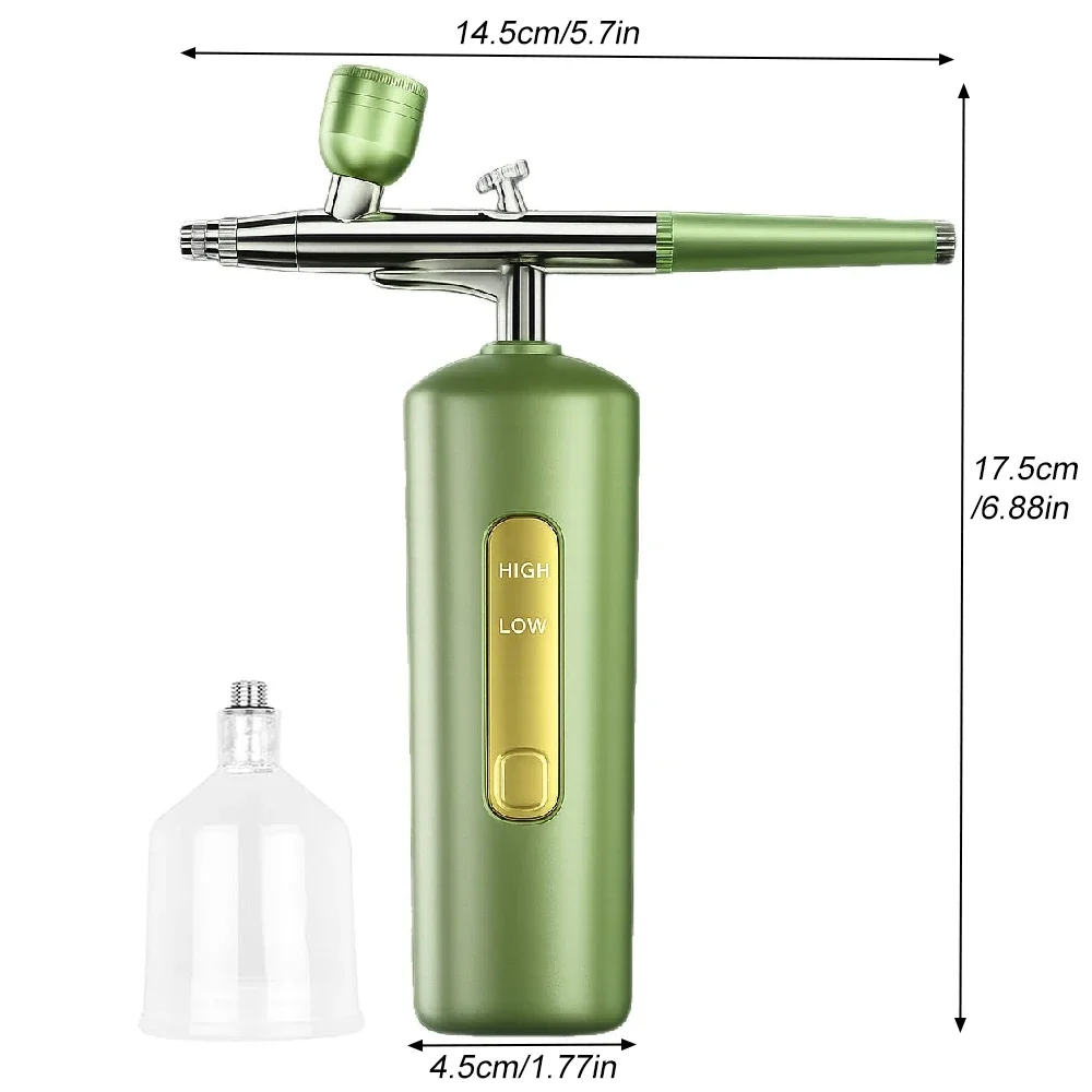 0.3mm Nozzle Portable Single-Action Airbrush Pen – Easy To Use, Versatile Spray Gun for Nail Art, Model Painting and Crafts