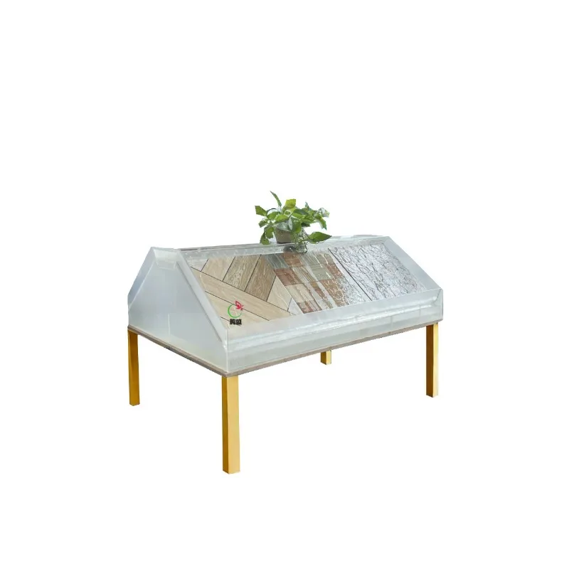 Touch anti-skid display machine Tile sneaker sample running water porcelain desktop acrylic anti-skid display stand