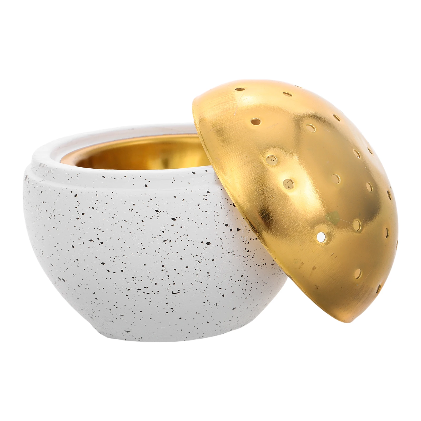 

Spherical Cement Incense Burner Minimalist Creative held Aromatherapy Diffuser Suitable Home Decor Styles