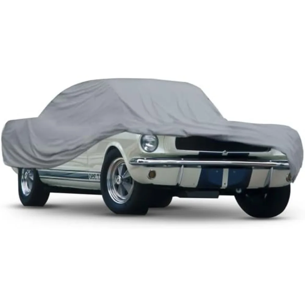 

Универсальный всепогодный автомобильный чехол для Ford Mustang 1965-2004, защита от ультрафиолета и водонепроницаемый автомобильный чехол для транспортных средств