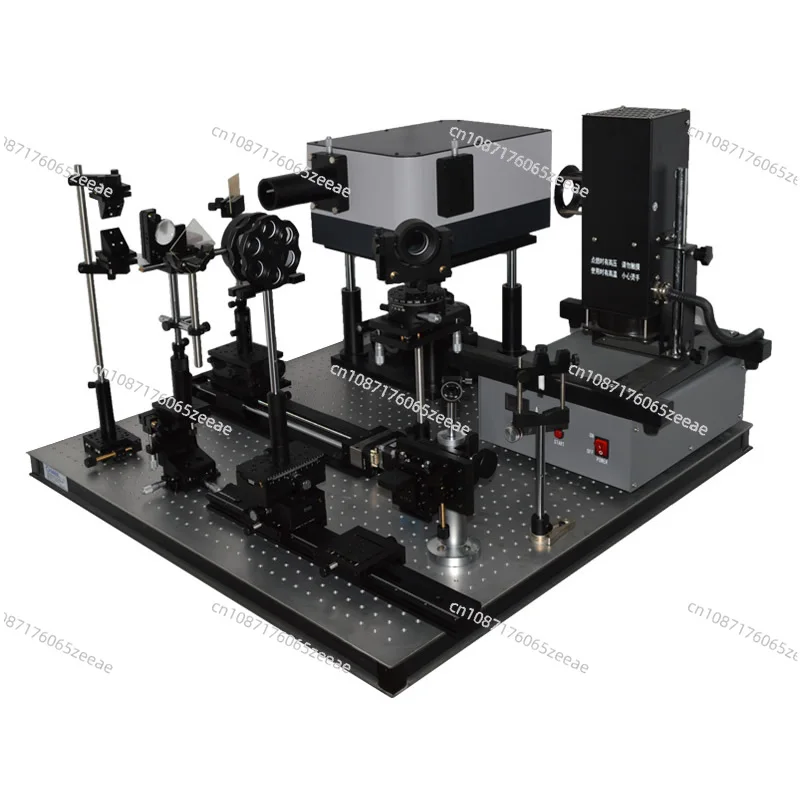 Optical manual double opener, slit continuous adjustable quantitative symmetrical light flux micrometer adjustment slit