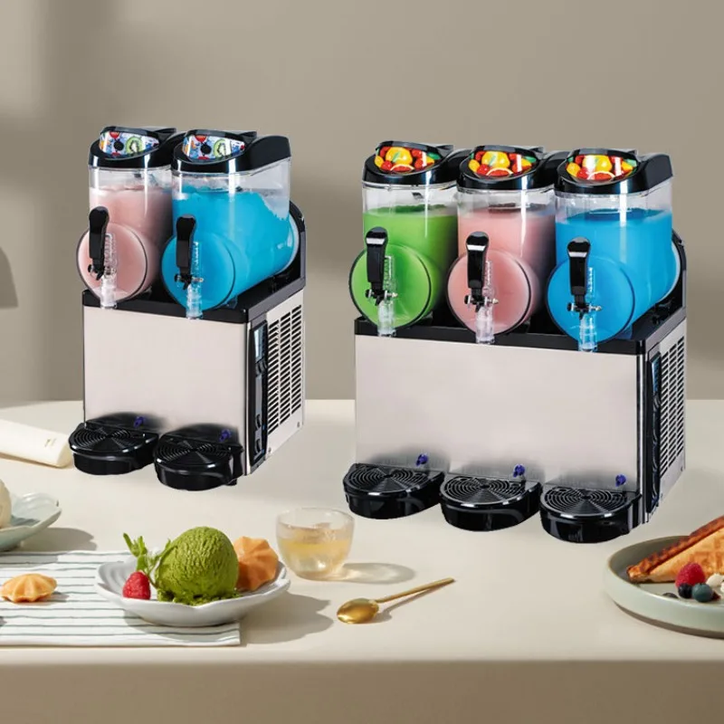 12L Snow Melter Commercial Night Mode Slush Machine with Light
