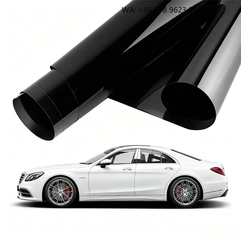 Luxury Car Window Tint High Heat Rejection Anti UV HD Clarity Privacy Protection Solar Film Wholesale  Box