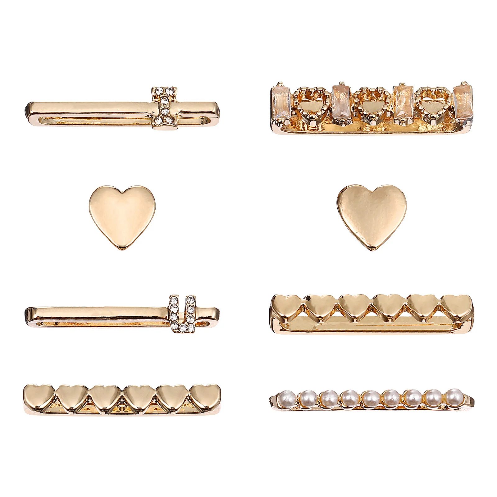 8 個の時計バンドチャームメタル耐久性簡単インストール多目的スタイリッシュな装飾機能的な DIY ペンダント