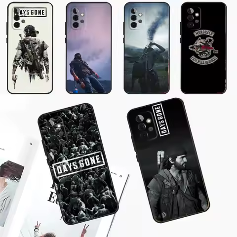 Days G-Gone Game Phone Case For Samsung Galaxy A13,A21s,A22,A31,A32,A52,A53,A71,A80,A91 Soft Black Phone Cover