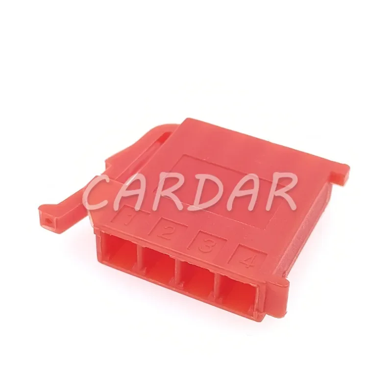 1 Set 4 Pin 2.8mm Car Plug Wire Socket AC Assembly Red Housing Connector With Pins Auto Modification Accessories - Detail 1